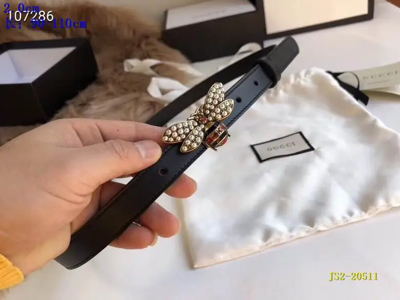 Gucci belt 20mm 90-110cm 8L02