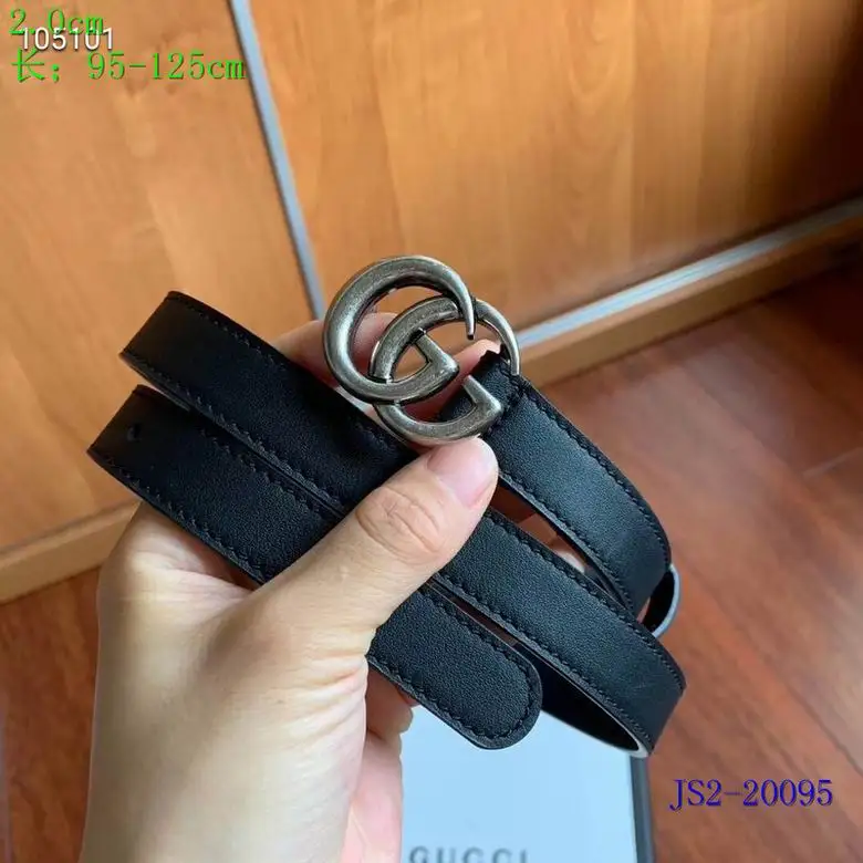 Gucci belt 20mm 95-125cm 8L01