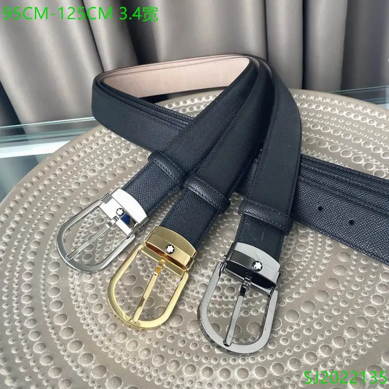 2024Montblanc Belt 34mm 1125