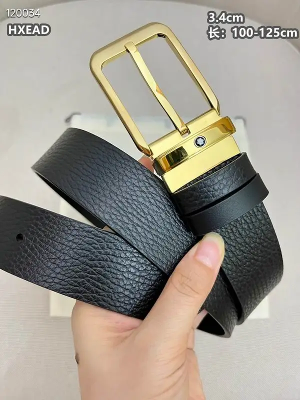 Montblanc belt 34mmX100-125cm 8L03