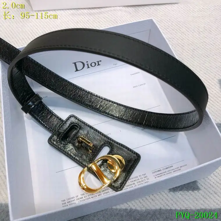 Dior Belt 20mmX95-115cm 8L16