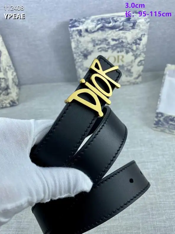 Dior belt 30mmX95-115cm 8L09