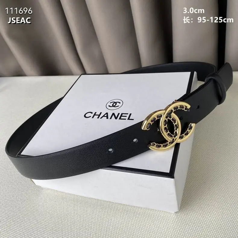Chanel belt 30mmX95-125cm 8L143