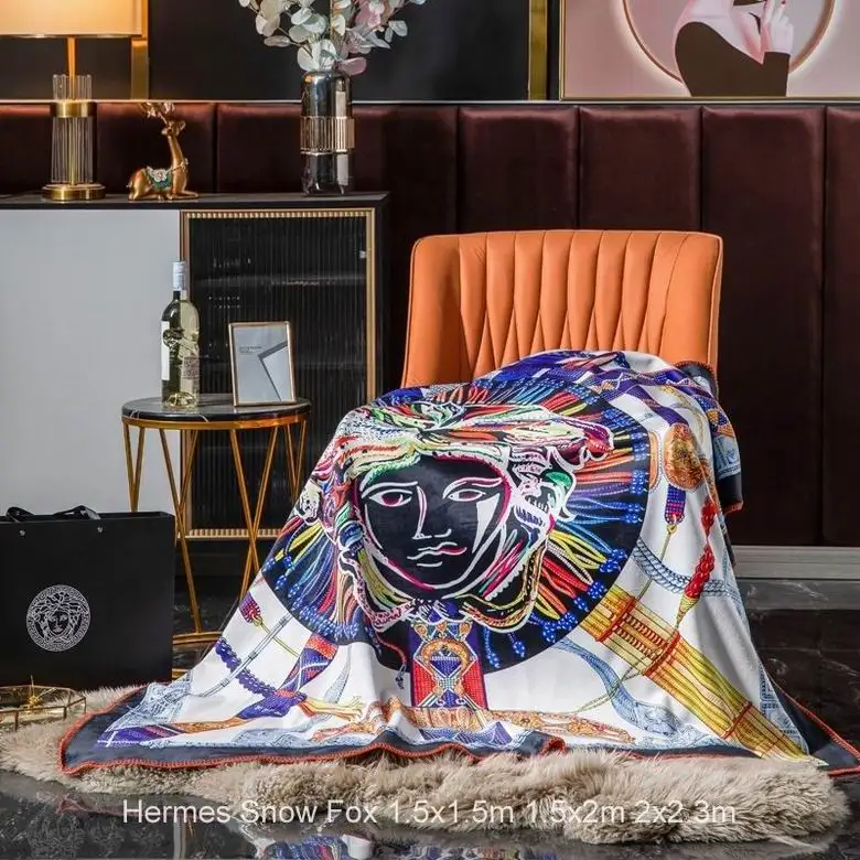 Hermes Snow Fox 1.5x1.5m 1.5x2m 2x2.3m n09