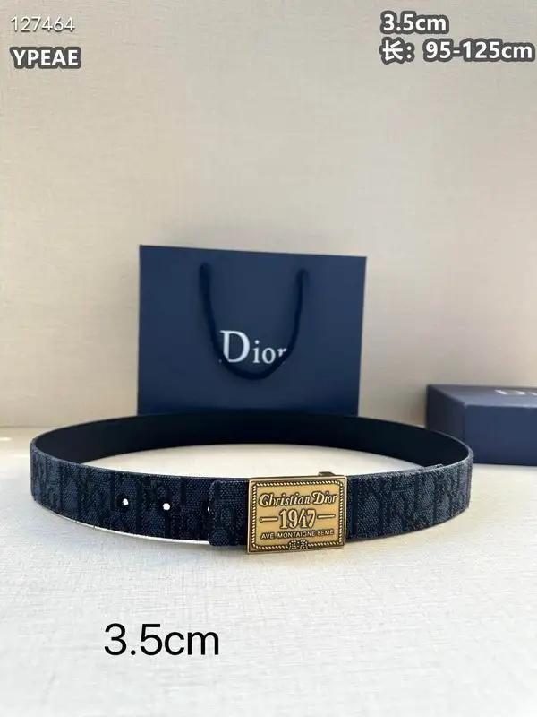 Dior belt 35mmX95-125cm 8L33