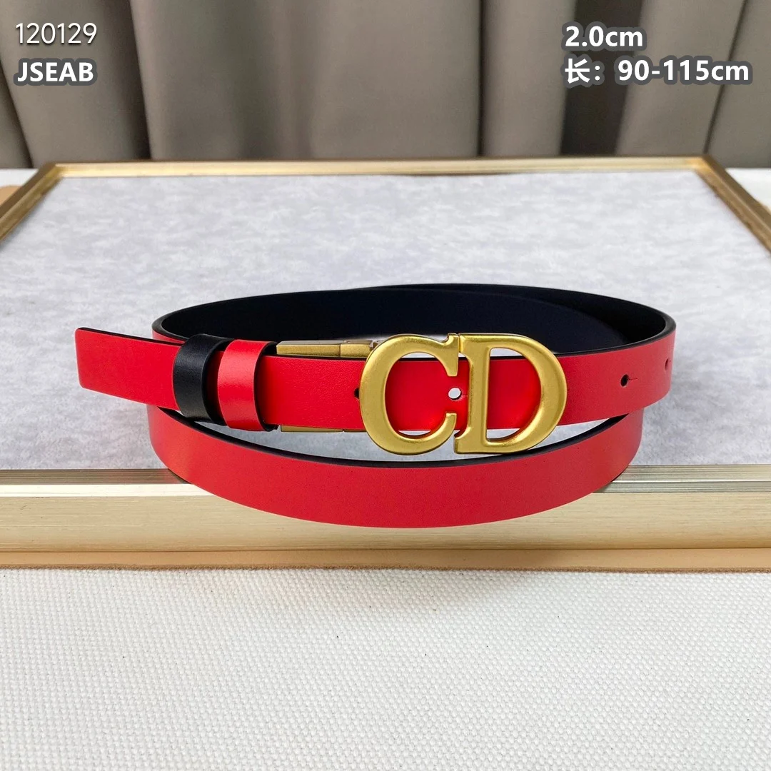 2025Dior Belt 20mm 1028