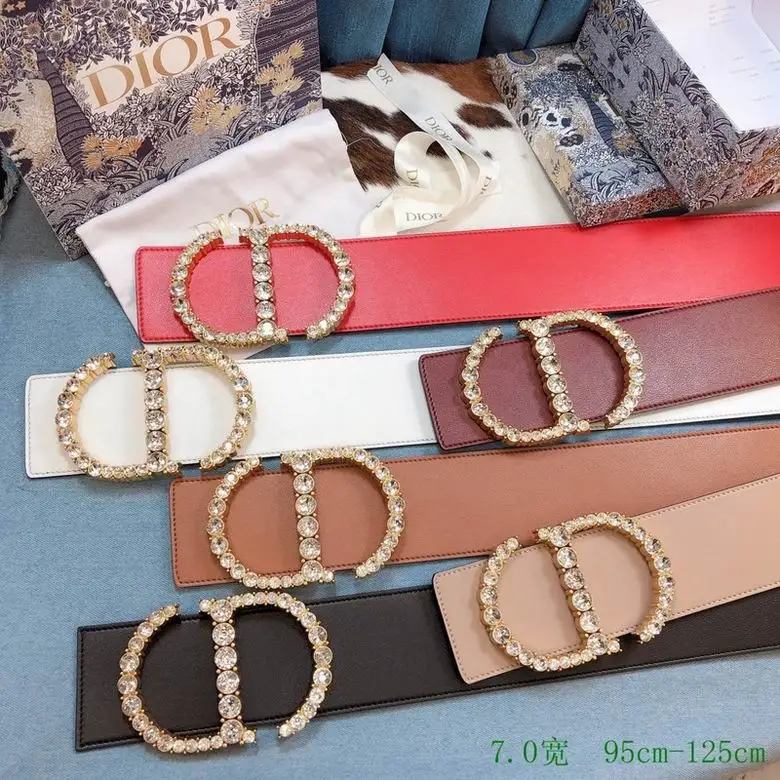 Dior Belt 70mmX95-125cm 7d06
