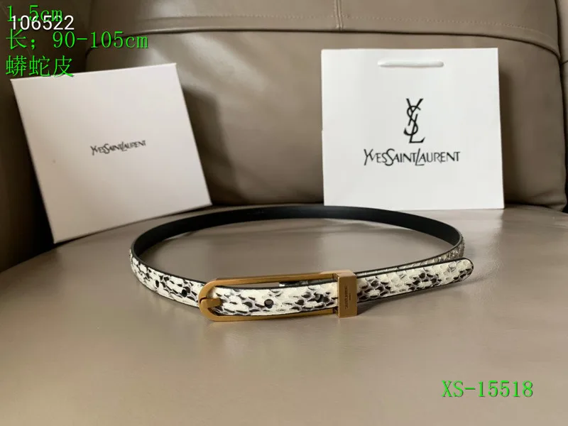 YSL Belt 15mmX90-105CM 8L606