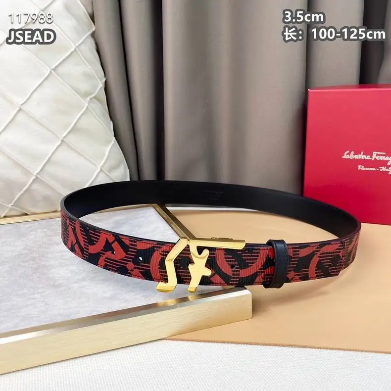 Ferragamo belt 35mmX100-125cm 8L08