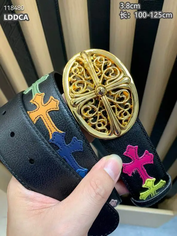 Chrome Hearts belt 38mmX100-125cm 8L22