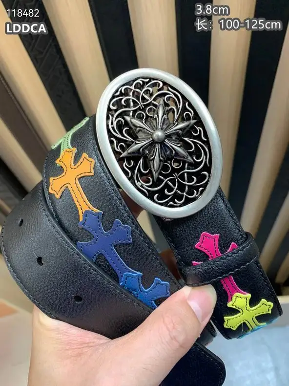 Chrome Hearts belt 38mmX100-125cm 8L24